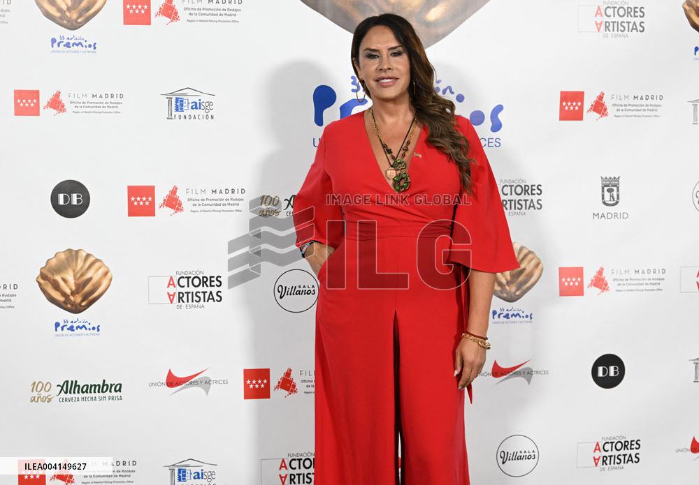 33rd Union de Actores Awards - Madrid