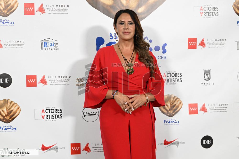 33rd Union de Actores Awards - Madrid