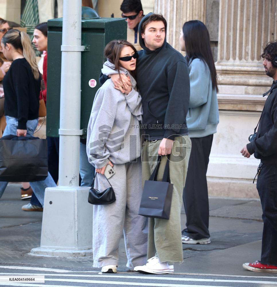 Leni Klum With Her Boyfriend Out - NYC