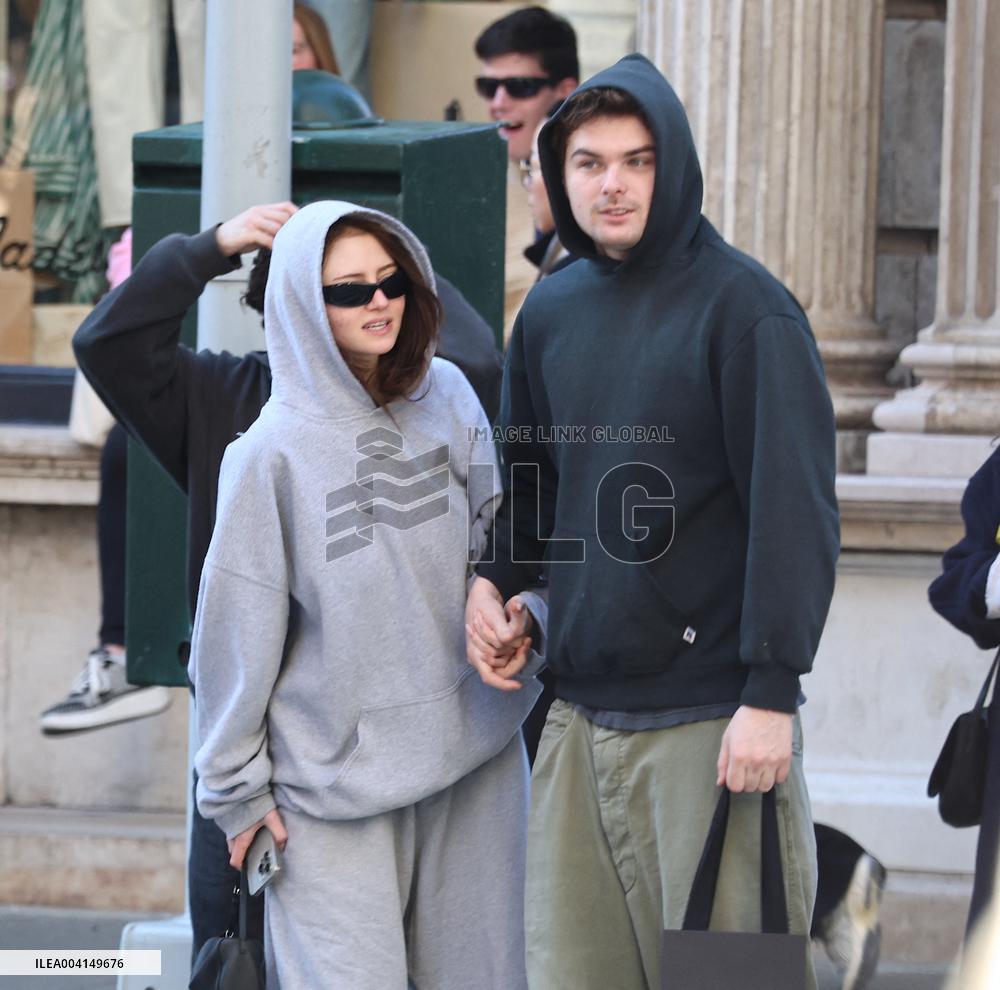 Leni Klum With Her Boyfriend Out - NYC