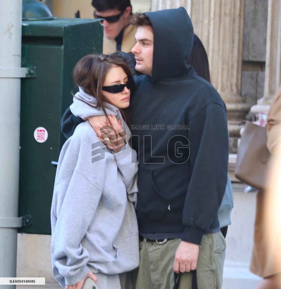 Leni Klum With Her Boyfriend Out - NYC