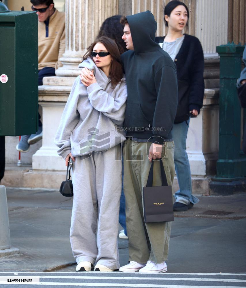 Leni Klum With Her Boyfriend Out - NYC