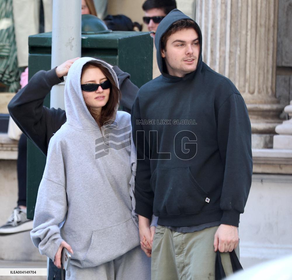 Leni Klum With Her Boyfriend Out - NYC