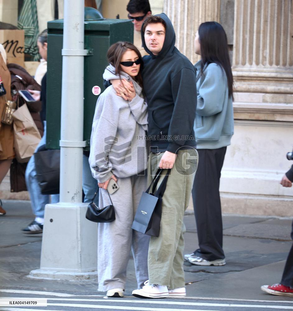 Leni Klum With Her Boyfriend Out - NYC