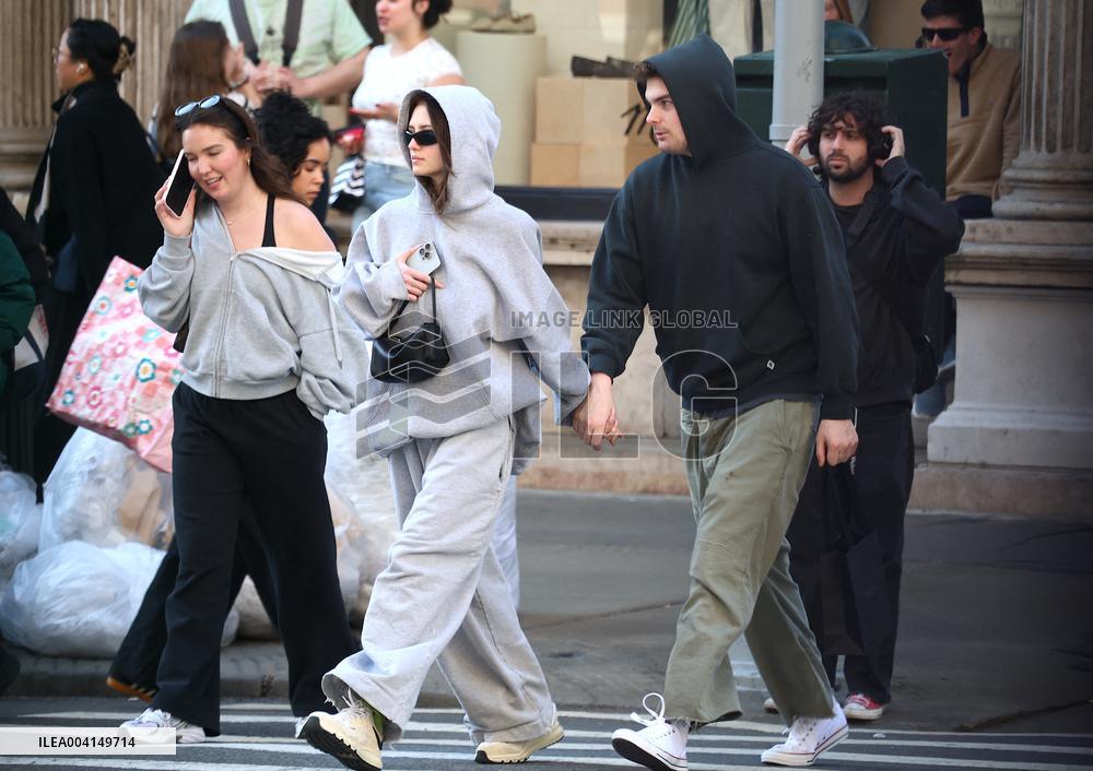 Leni Klum With Her Boyfriend Out - NYC