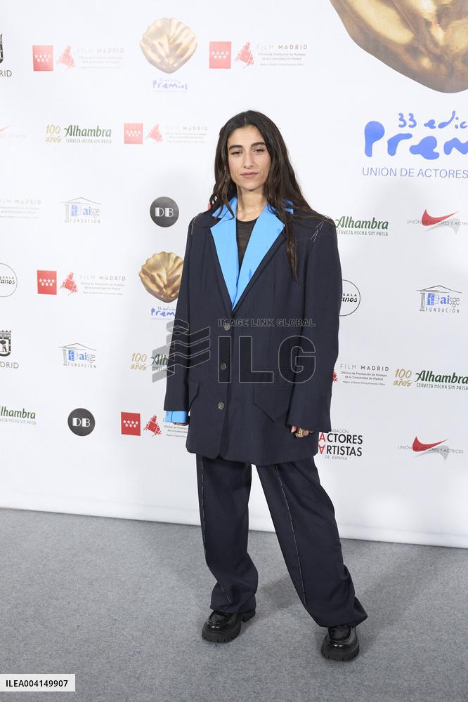 33rd Union de Actores Awards - Madrid