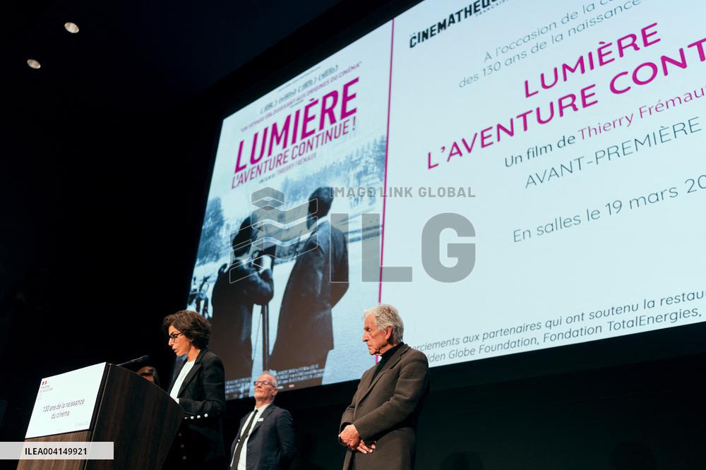 Celebration of the 130th anniversary of the birth of cinema - Paris