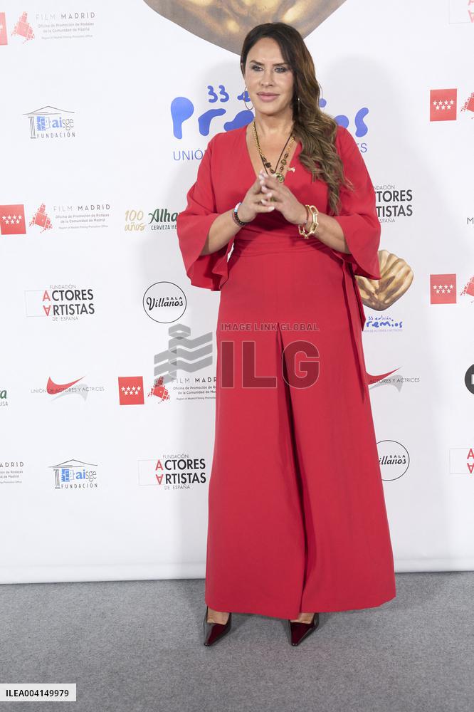 33rd Union de Actores Awards - Madrid