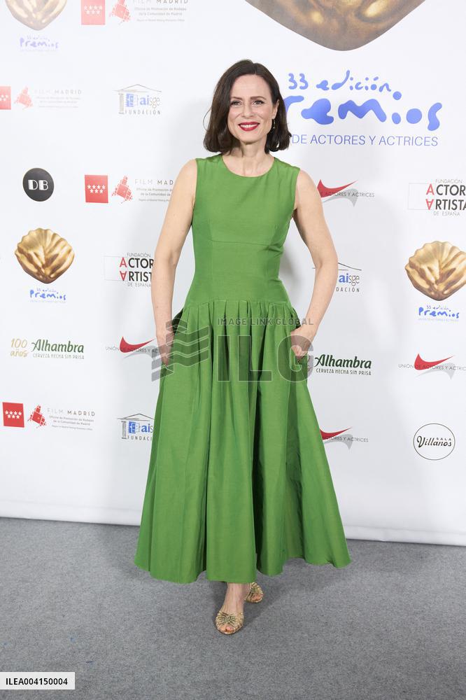 33rd Union de Actores Awards - Madrid