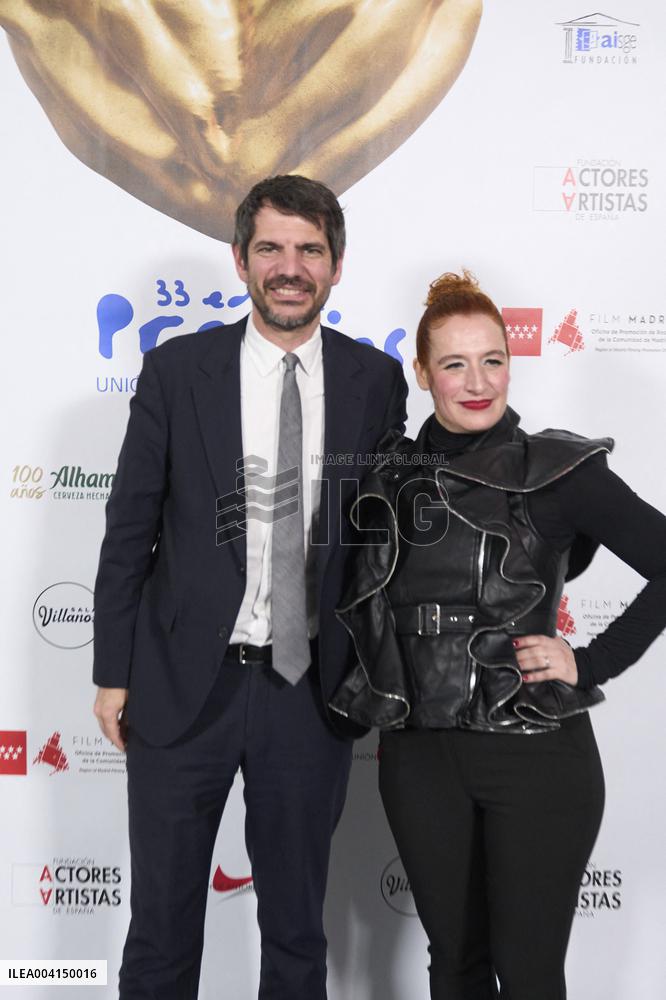 33rd Union de Actores Awards - Madrid