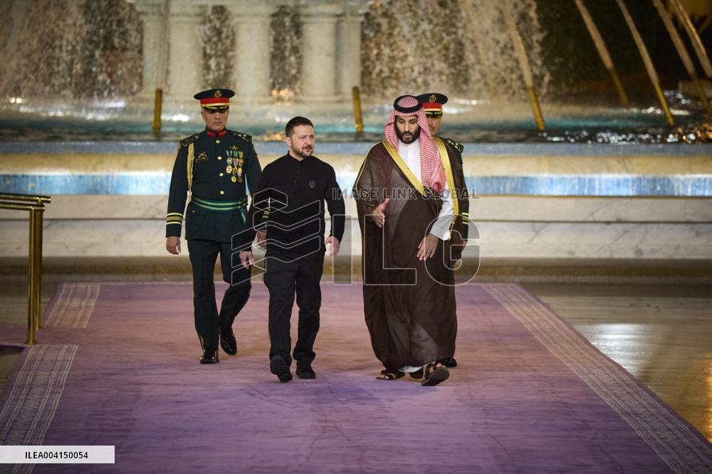 MBS Meets President Zelensky - Jeddah