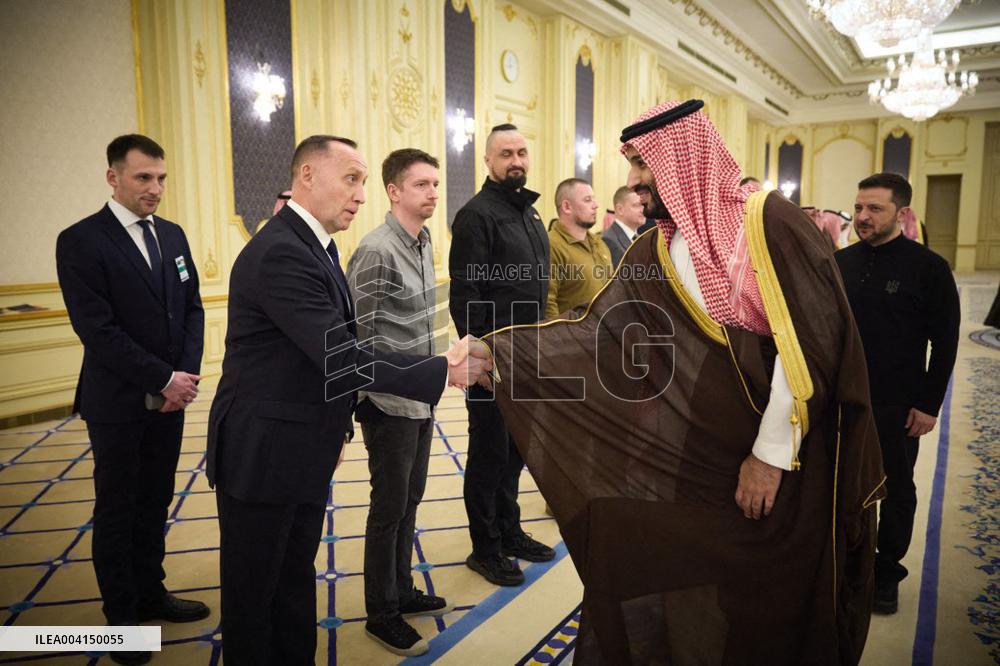 MBS Meets President Zelensky - Jeddah