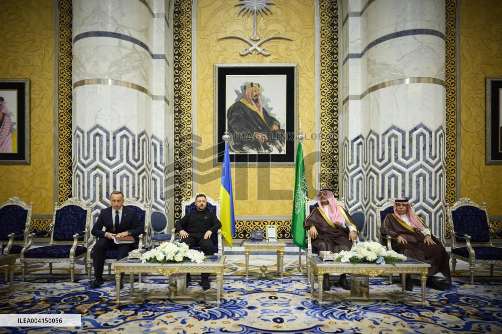 MBS Meets President Zelensky - Jeddah