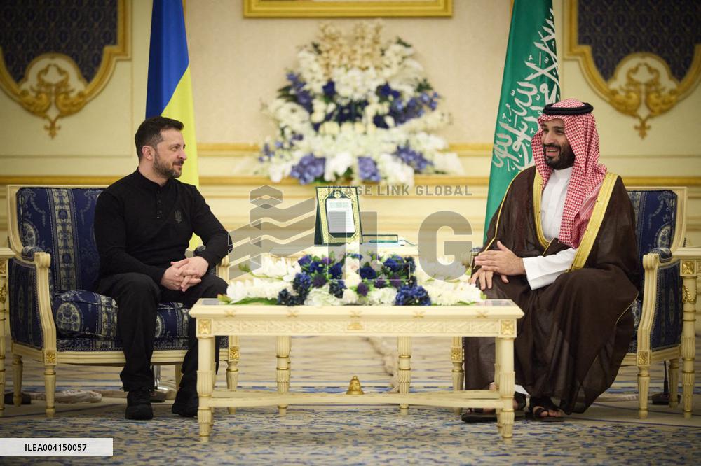 MBS Meets President Zelensky - Jeddah