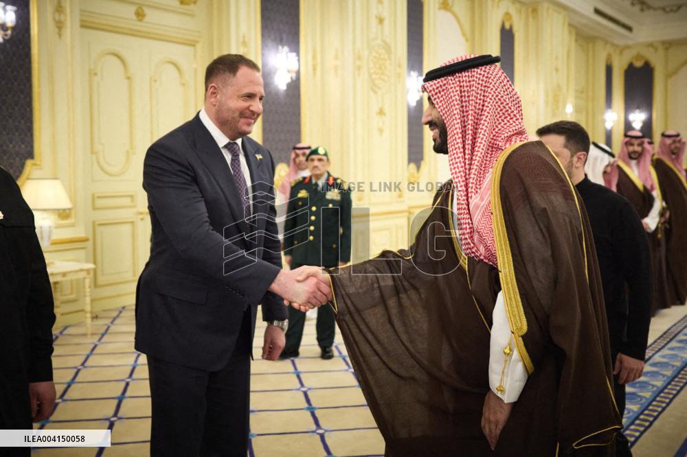 MBS Meets President Zelensky - Jeddah