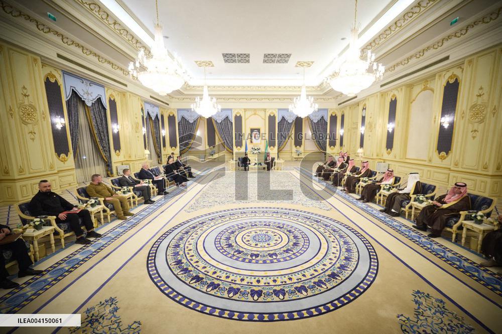 MBS Meets President Zelensky - Jeddah