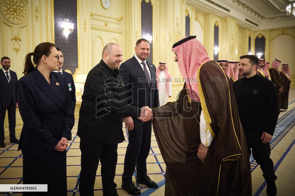 MBS Meets President Zelensky - Jeddah