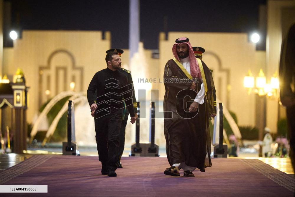 MBS Meets President Zelensky - Jeddah