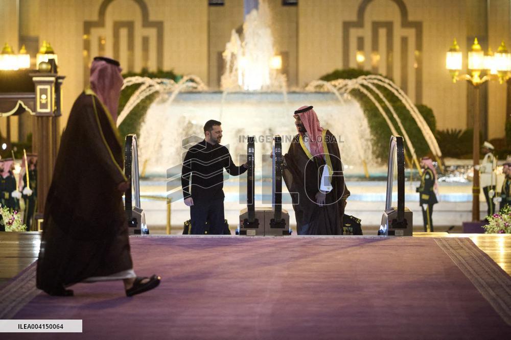 MBS Meets President Zelensky - Jeddah