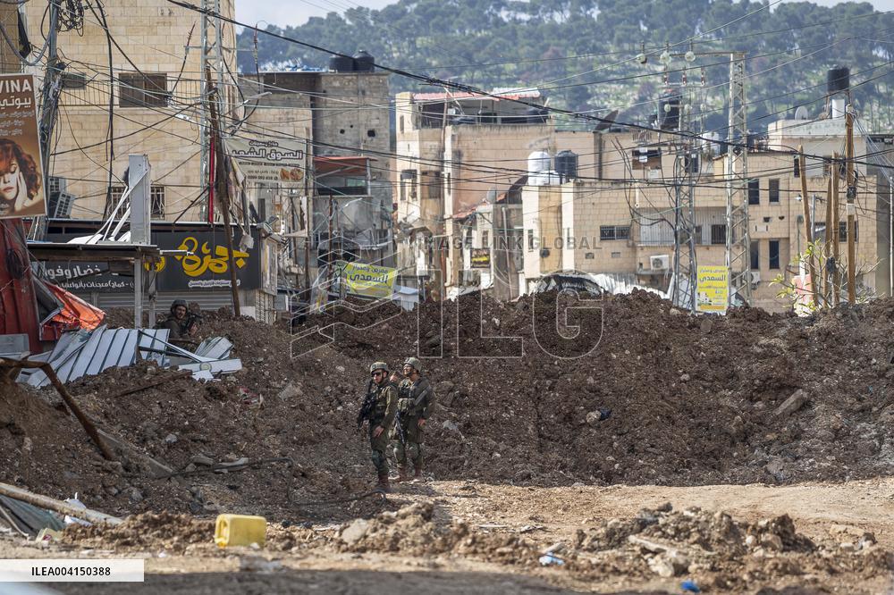 Destruction in The Jenin Refugee Camp - Palestine