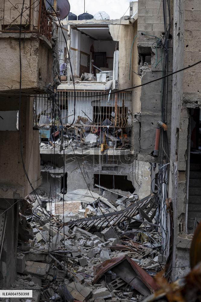Destruction in The Jenin Refugee Camp - Palestine