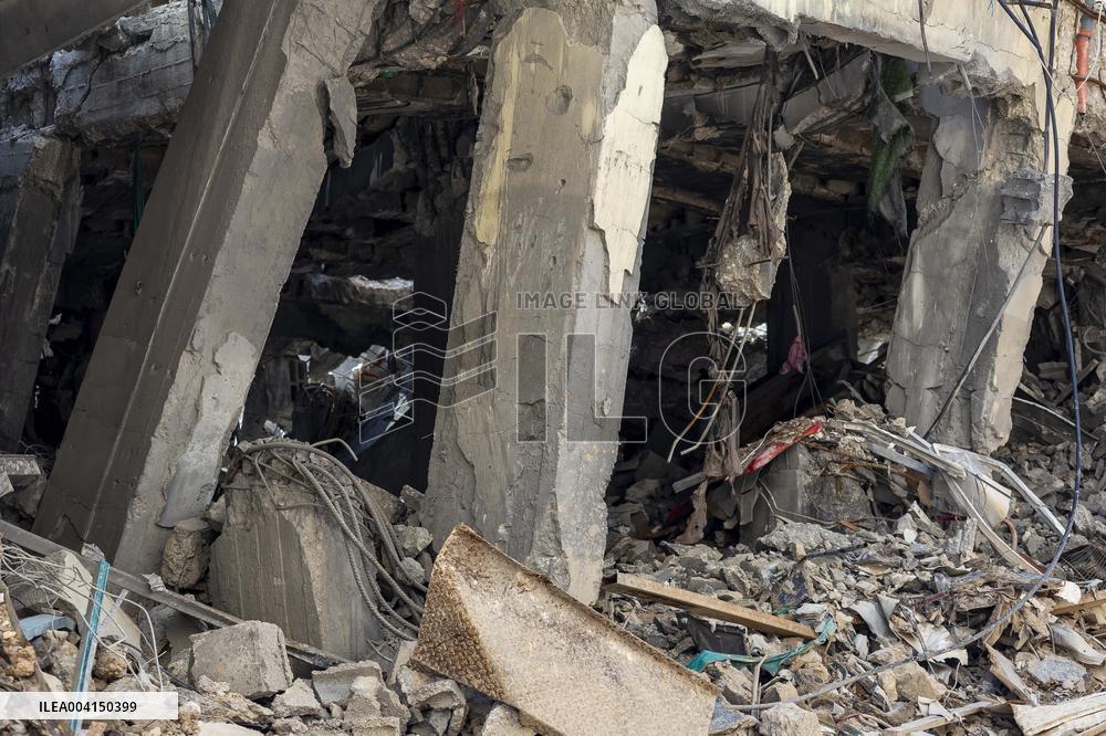 Destruction in The Jenin Refugee Camp - Palestine