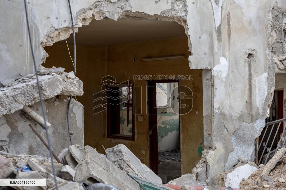 Destruction in The Jenin Refugee Camp - Palestine