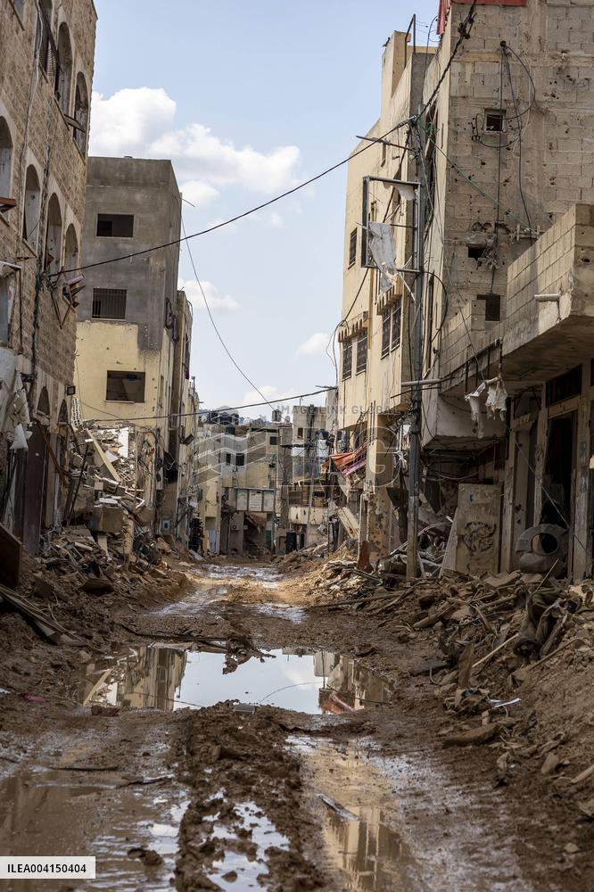 Destruction in The Jenin Refugee Camp - Palestine