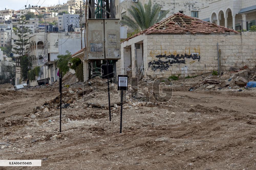 Destruction in The Jenin Refugee Camp - Palestine