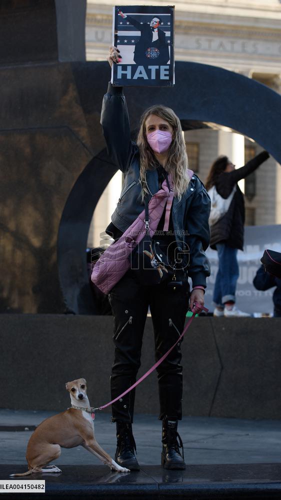 Demonstration Against the Detention Of Mahmoud Khalil - NYC