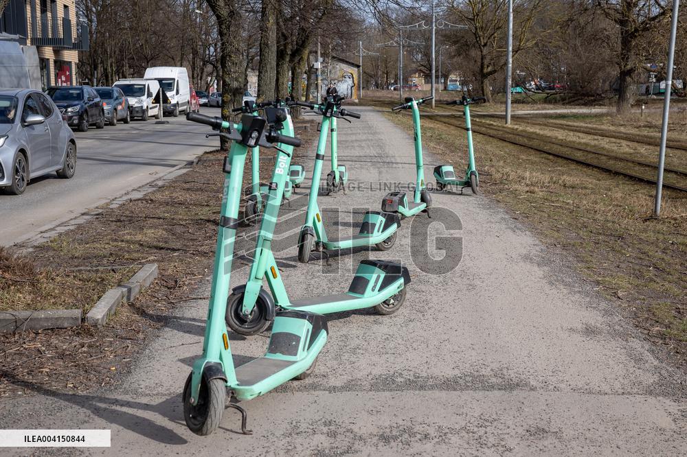 Anarchy of rental electric scooters