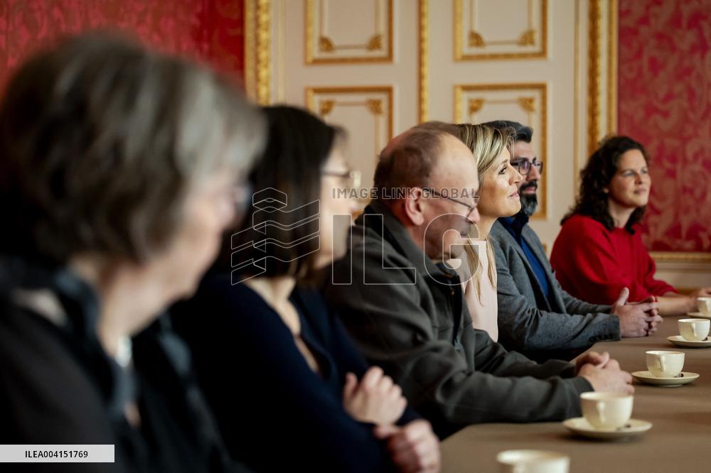 Royal Couple Receives Letter Writers - the Hague