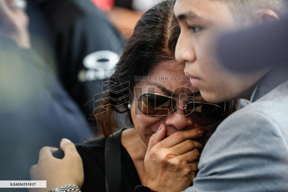 Philippine Authorities Confirm Former President Duterte's Detention