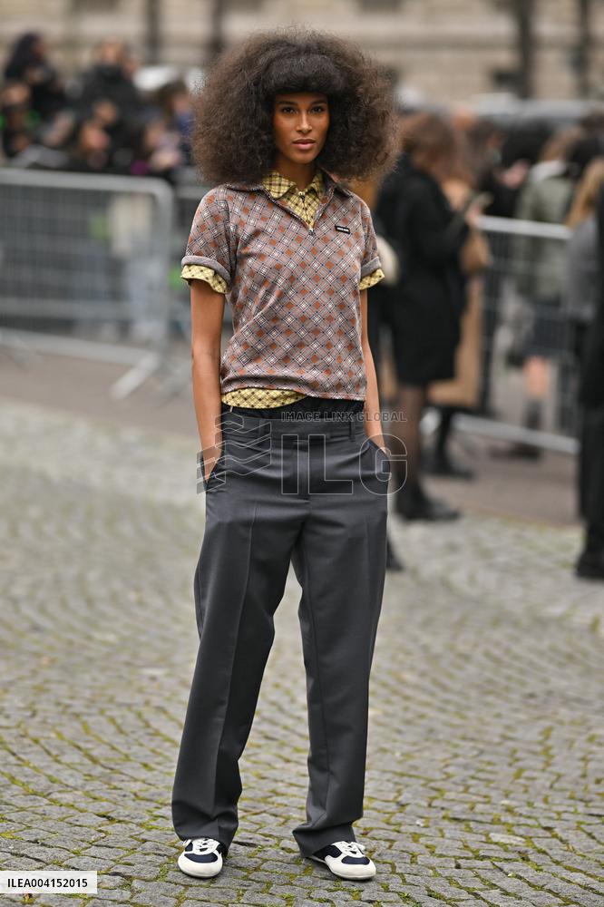 PFW Miu Miu Outside Arrivals