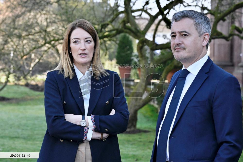 President Macron Attends European Remembrance Day for Victims of Terrorism - Strasbourg