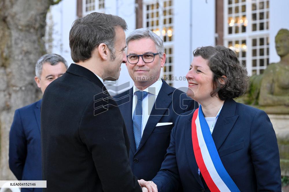 President Macron Attends European Remembrance Day for Victims of Terrorism - Strasbourg