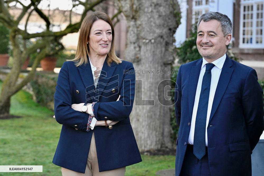 President Macron Attends European Remembrance Day for Victims of Terrorism - Strasbourg