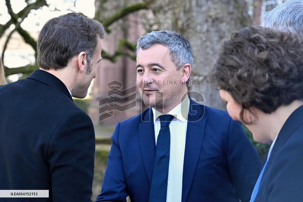 President Macron Attends European Remembrance Day for Victims of Terrorism - Strasbourg