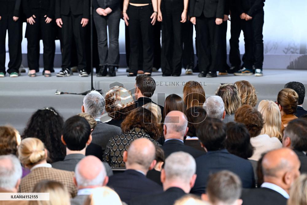 President Macron Attends European Remembrance Day for Victims of Terrorism - Strasbourg