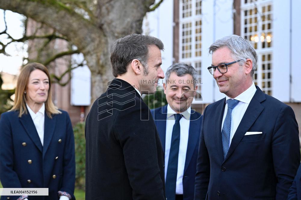 President Macron Attends European Remembrance Day for Victims of Terrorism - Strasbourg