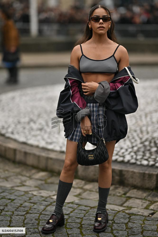 PFW Miu Miu Outside Arrivals