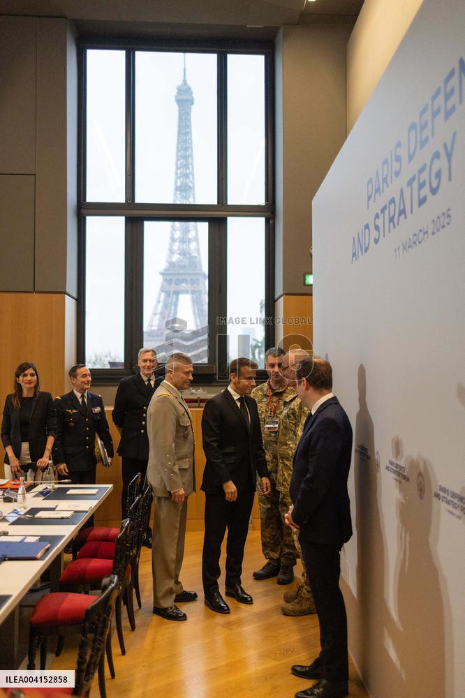 Macron at the Paris Defence and Strategy Forum - Paris