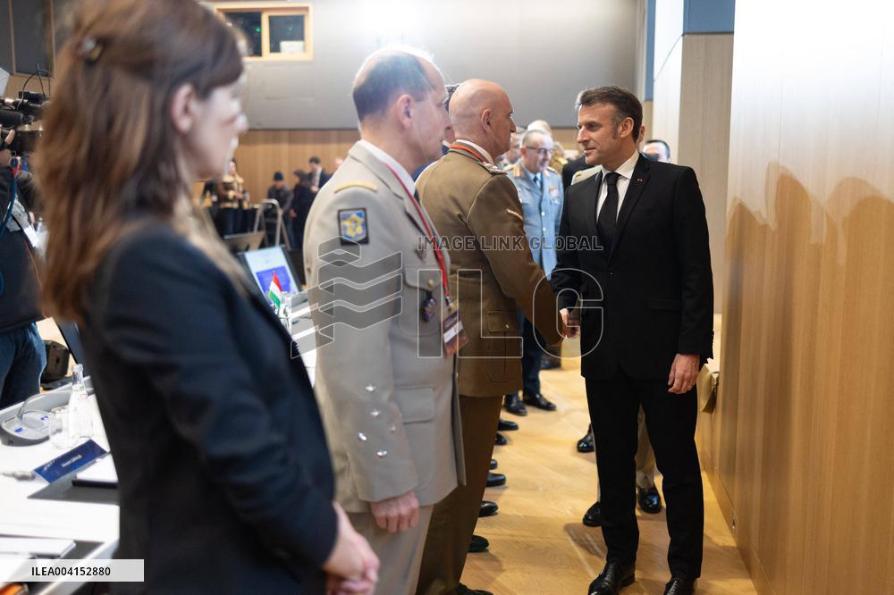 Macron at the Paris Defence and Strategy Forum - Paris