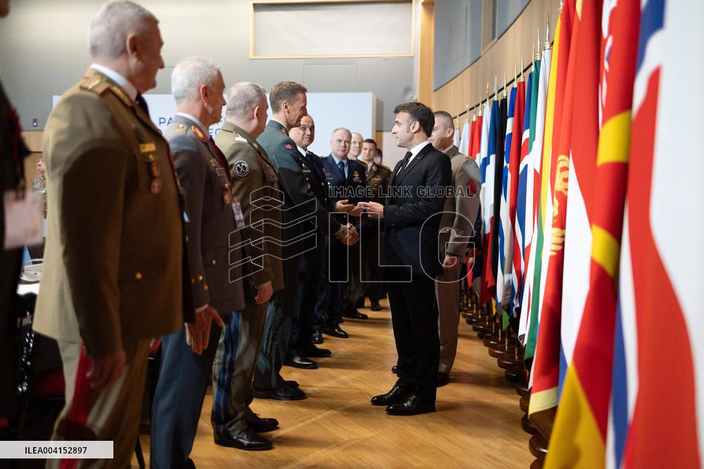 Macron at the Paris Defence and Strategy Forum - Paris