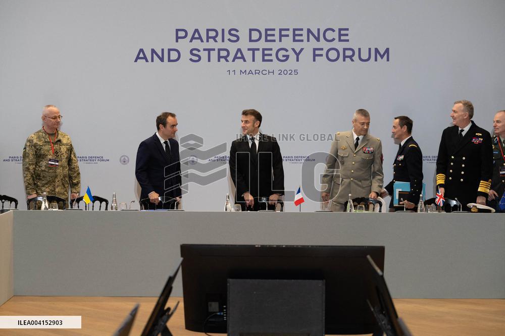 Macron at the Paris Defence and Strategy Forum - Paris