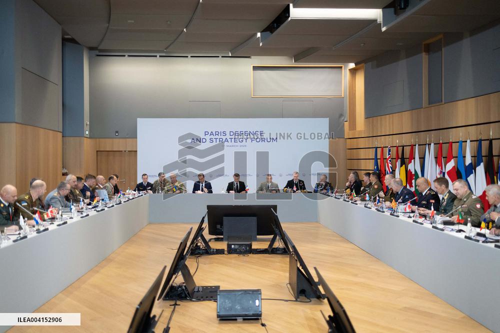 Macron at the Paris Defence and Strategy Forum - Paris