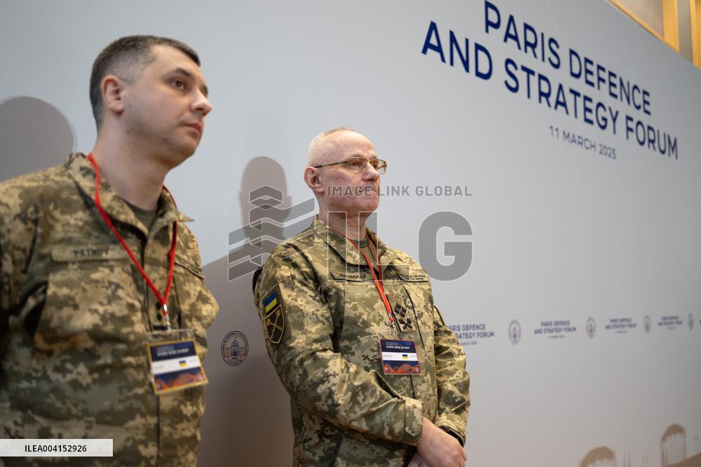 Macron at the Paris Defence and Strategy Forum - Paris