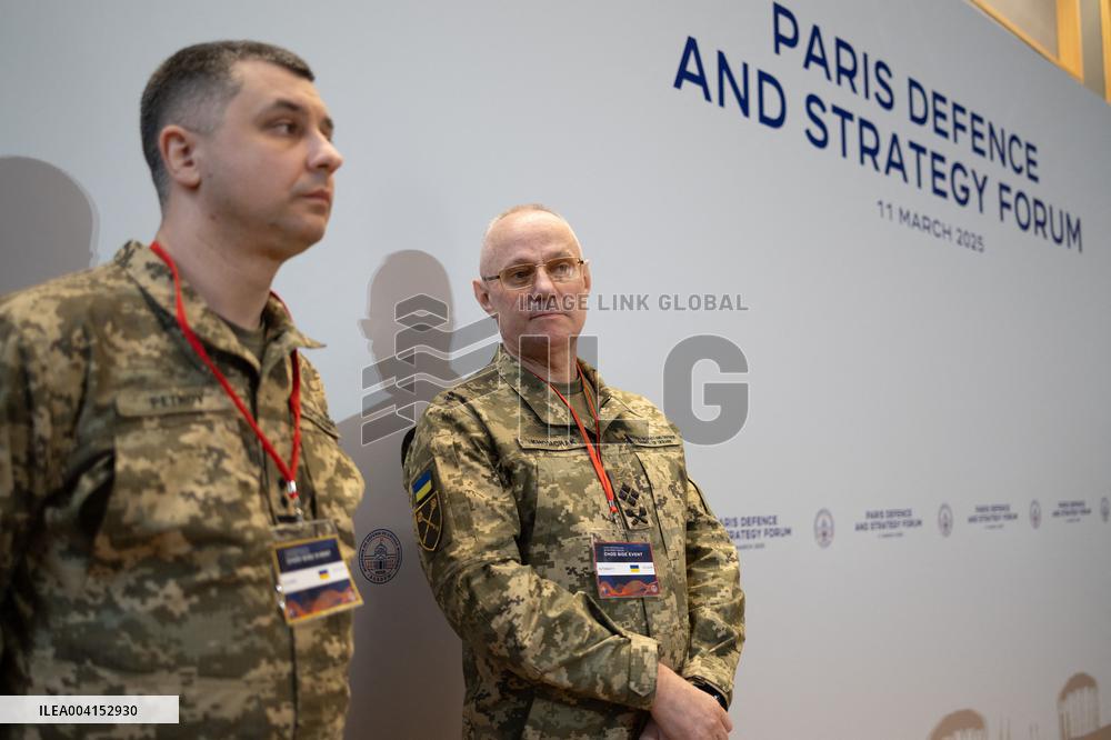 Macron at the Paris Defence and Strategy Forum - Paris