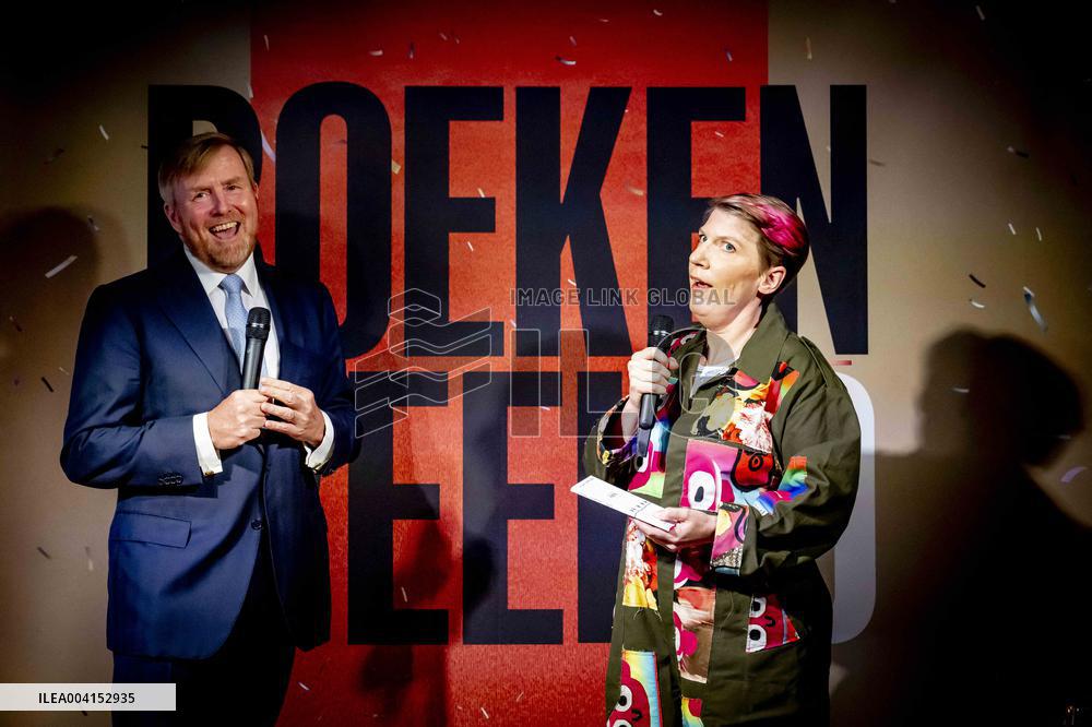 King Willem Alexander at 90th edition of Book Week - The Hague