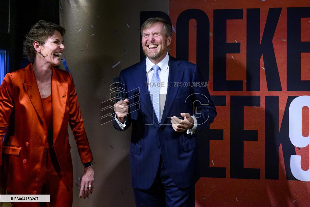 King Willem-Alexander Attends The Opening Of Book Week - The Hague